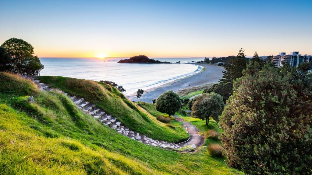 Mount Maunganui, one of the best New Zealand hikes