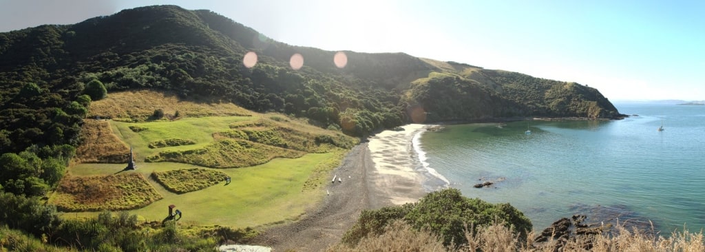 Scenic coast of Rangihoua Heritage Park