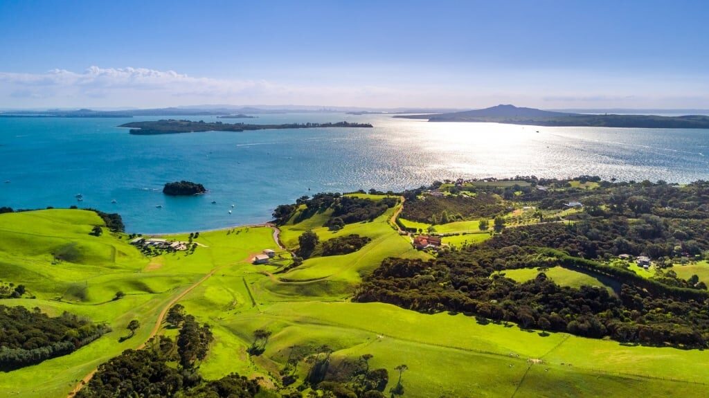 Picturesque view of Waiheke Island