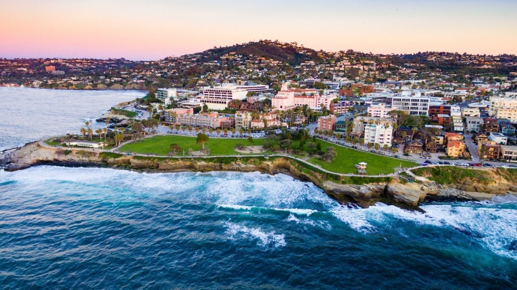 Picturesque coast of La Jolla