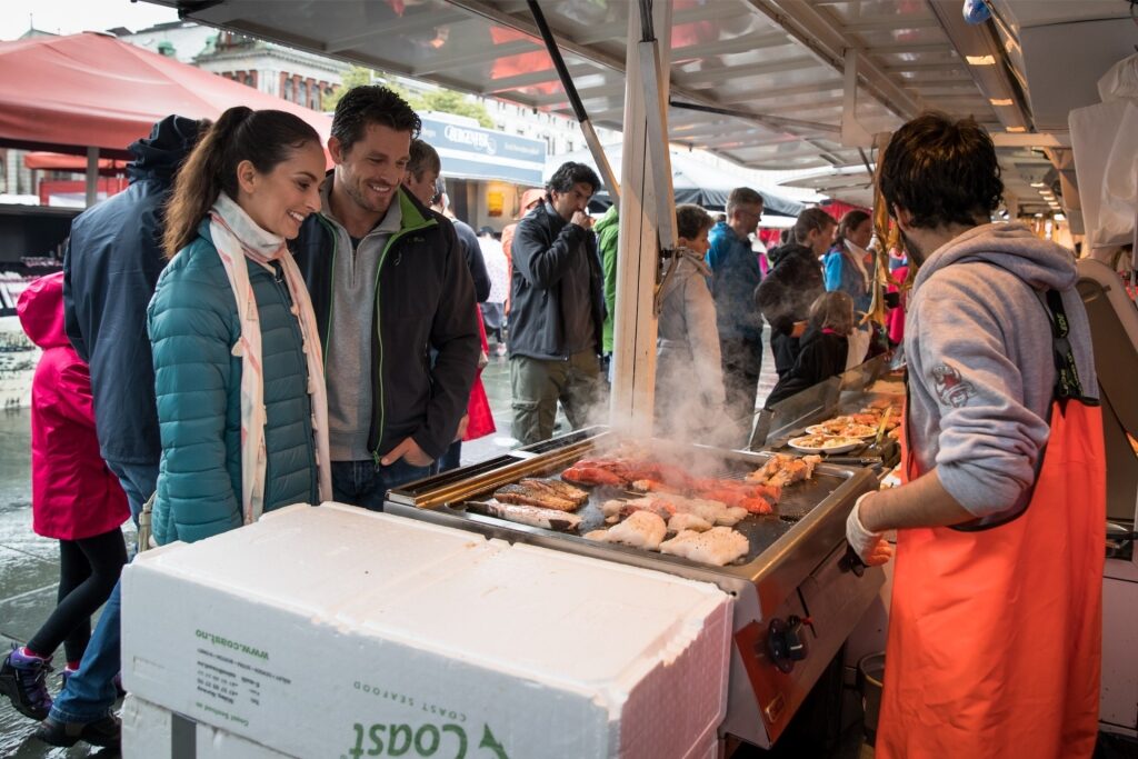 Norwegian food - Bergen Fish Market