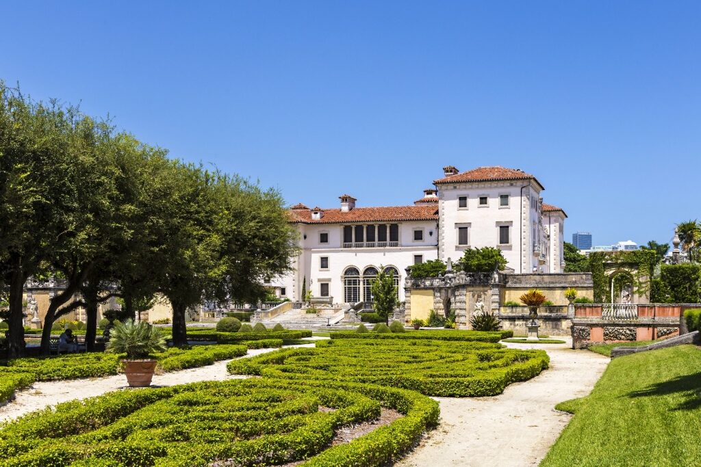 Mediterranean-style mansion of Vizcaya Museum 