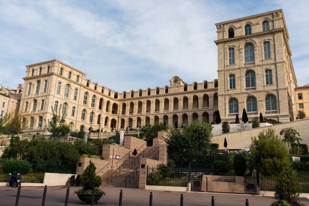 Elegant exterior of Hotel Dieu