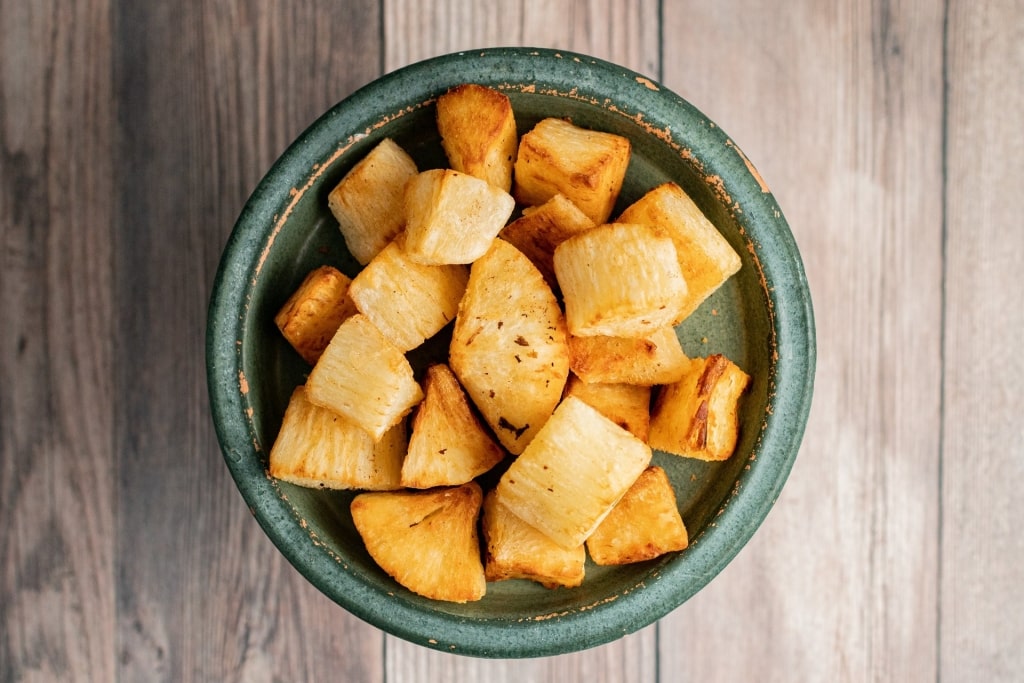 Famous yuca fries in Roatan