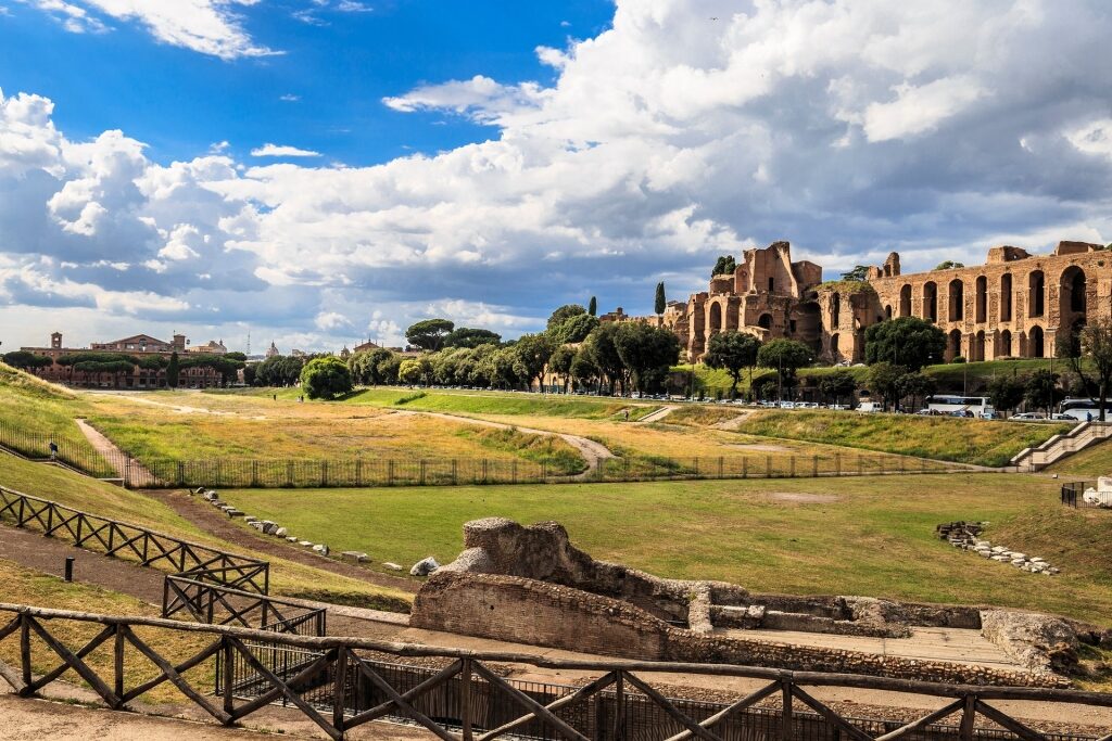 Historical site of Circus Maximus