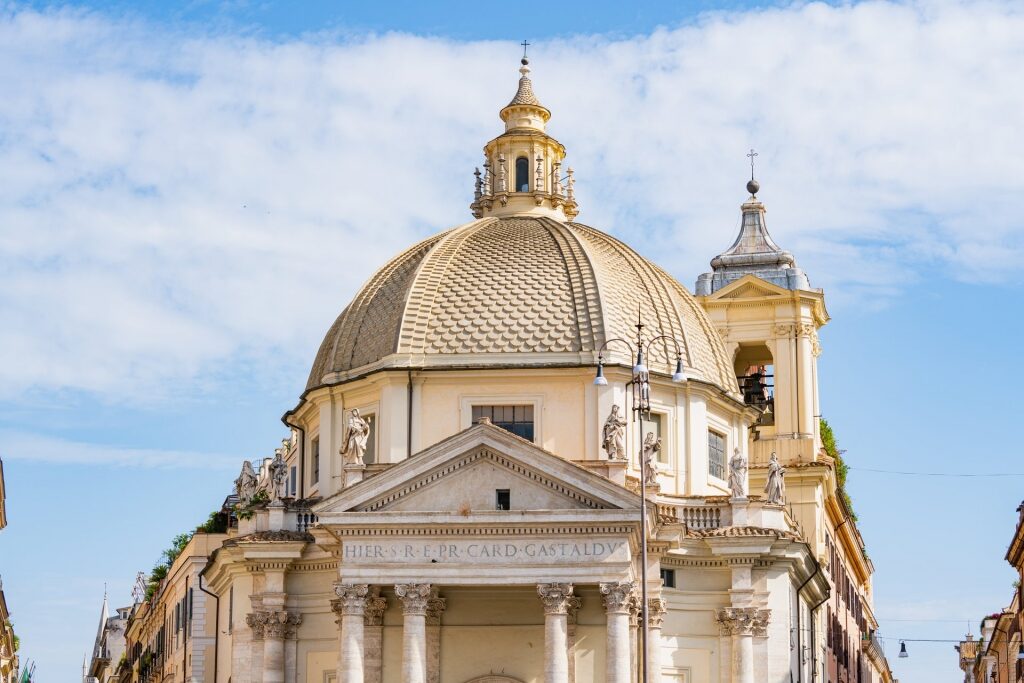 Beautiful architecture of Piazza del Popolo