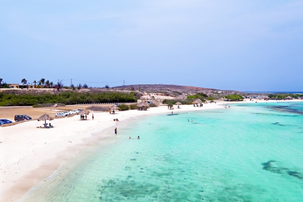 Turquoise water of Baby Beach