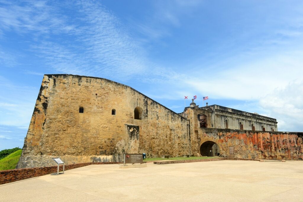 Beautiful site of Castillo San Cristóbal