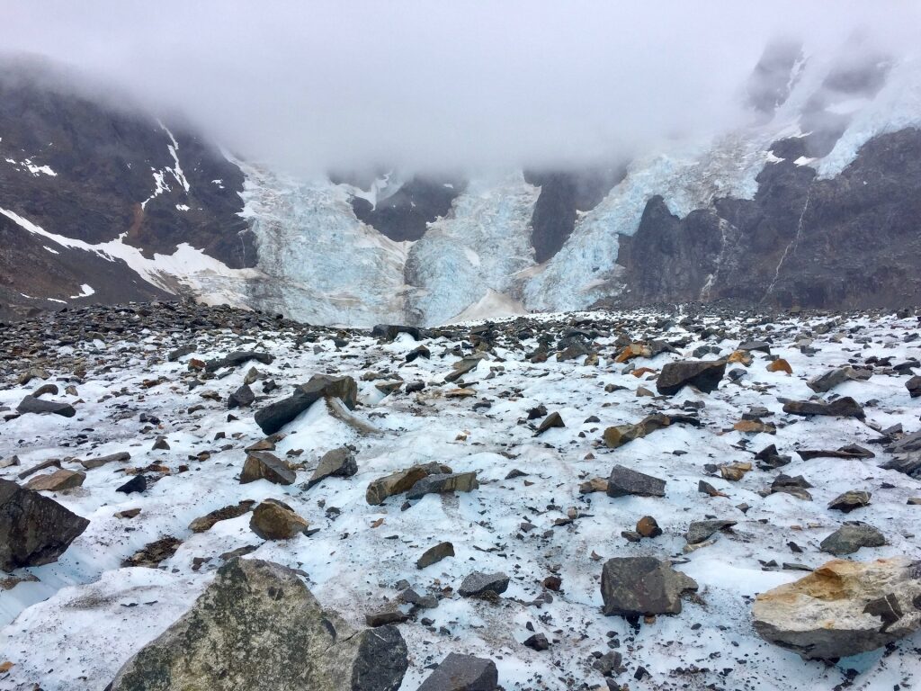 Hiking in Alaska - Laughton Glacier