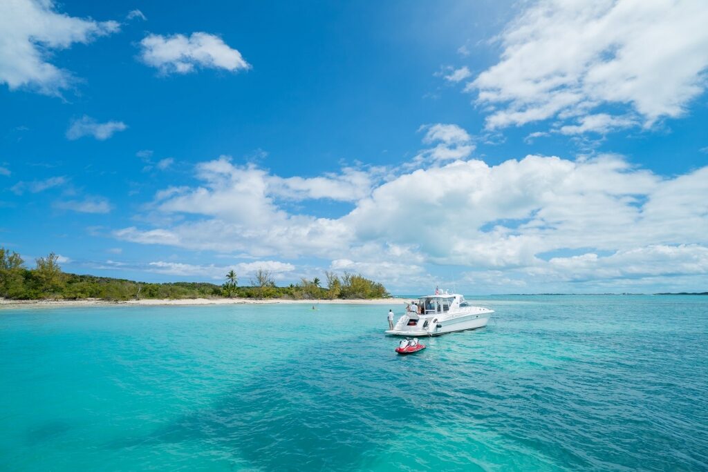Boat in Green Cay Island