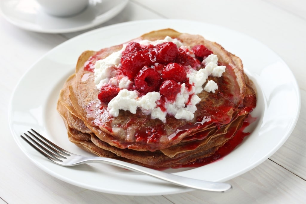 Chestnut floor pancakes Necci