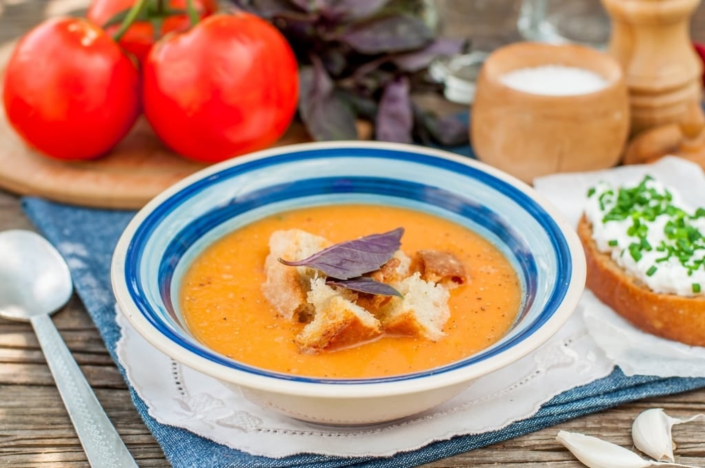 Hearty bowl of Tuscan food Pappa al Pomodoro