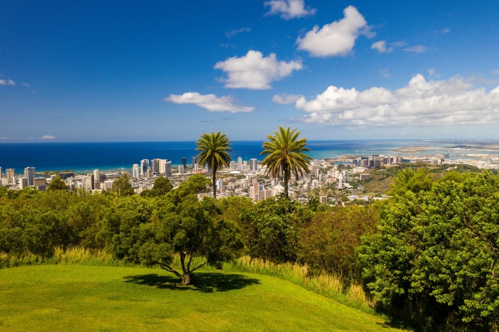 Beautiful landscape of Oahu, Hawaii