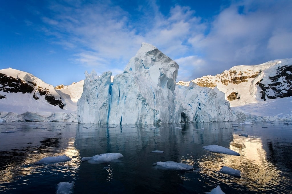 Scenic landscape of Petzval Glacier