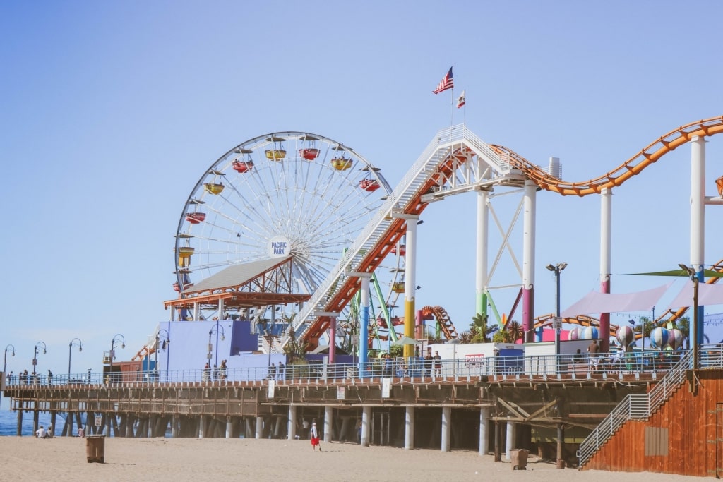 Exciting rides at Santa Monica Pier