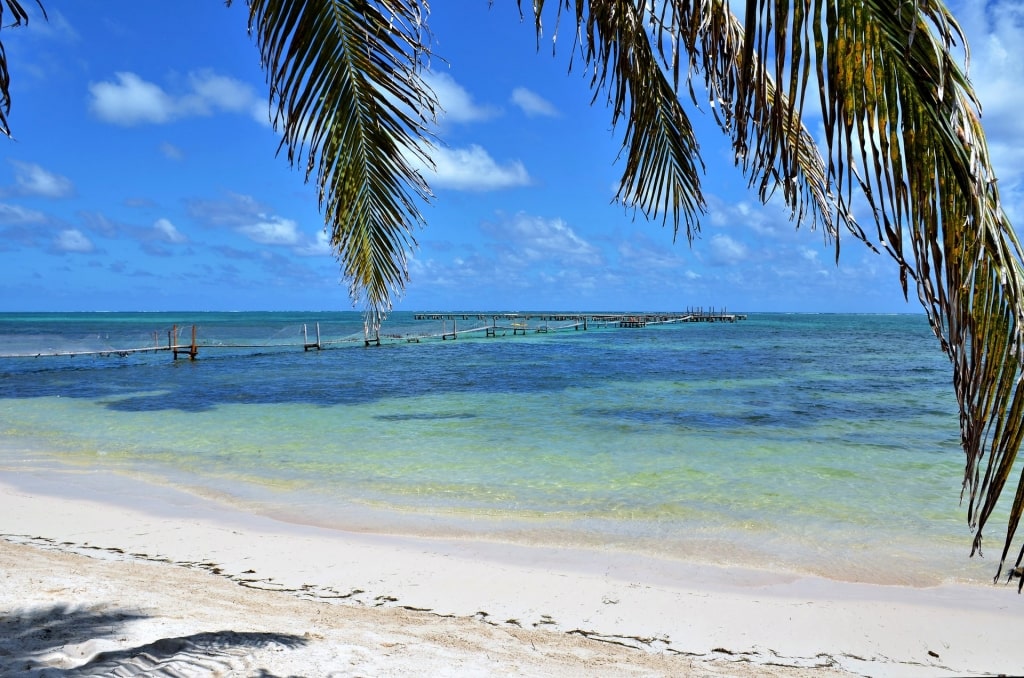 Beautiful Uvero Beach with white sand