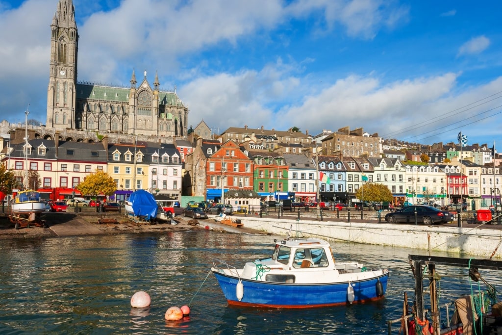 City view with waterfront of Cork