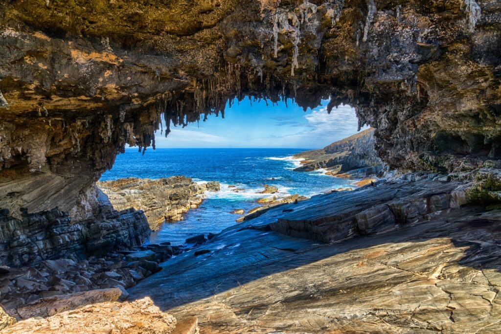 Admiral's Arch in Flinders Chase National Park, Kangaroo Island
