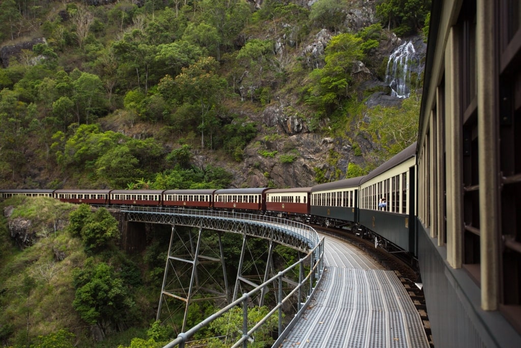 Train from Kuranda Scenic Railway