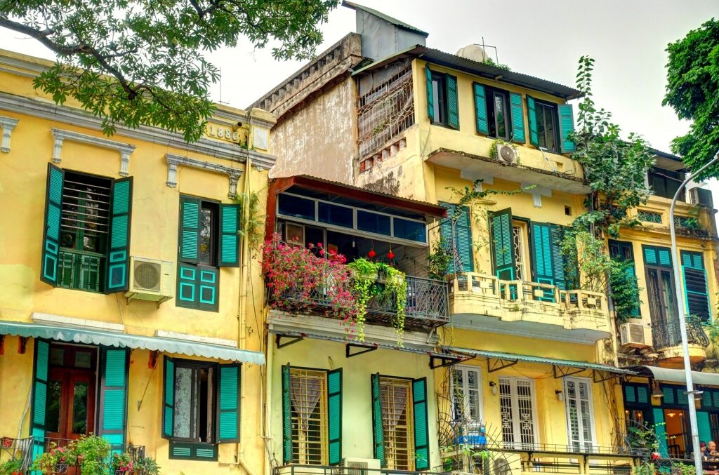Charming street in Hanoi's Old Quarter, one of the best things to do in Vietnam