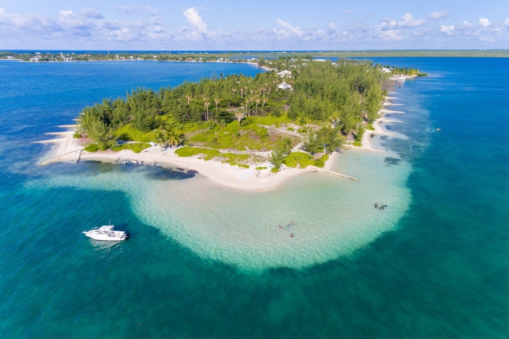 Aerial view of Starfish Point