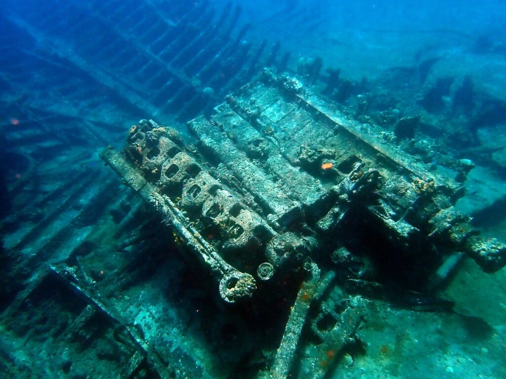 View of Wreck of the Cali