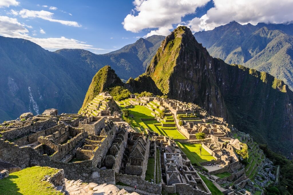 Landscape view of Machu Picchu