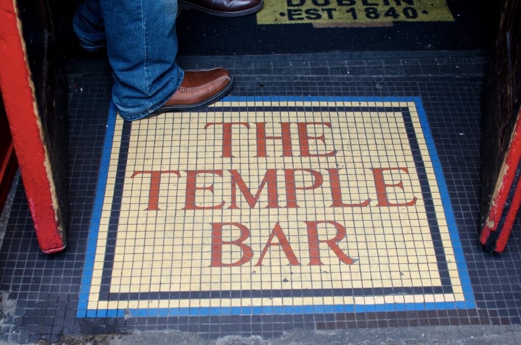 Iconic mark of The Temple Bar