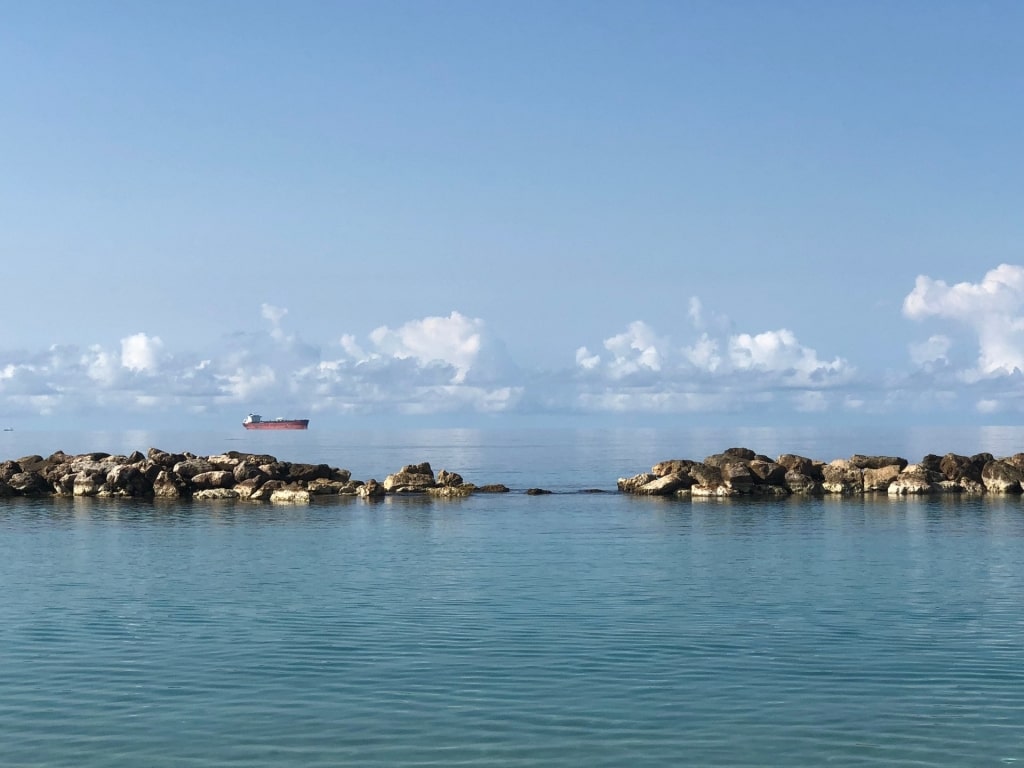 View from the shore of Cabana Beach