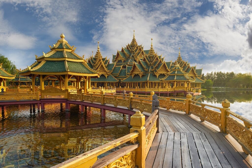 Magnificent view of Ancient City with boardwalk 