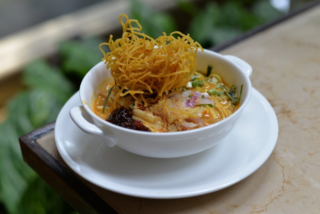 Hearty bowl of khao soi