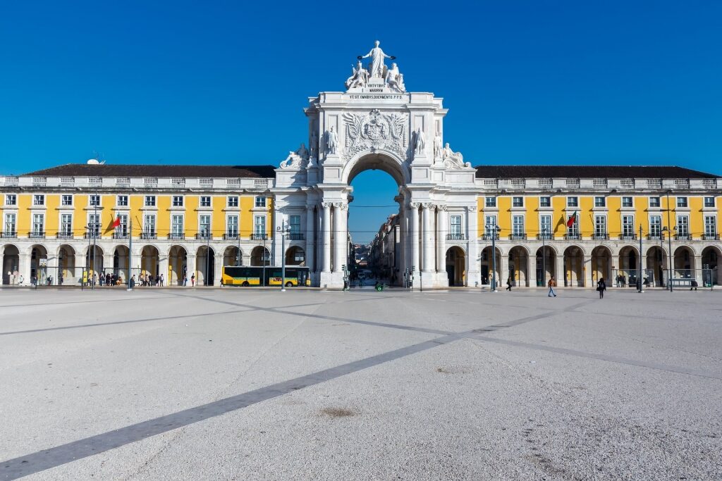 Historic site of Arco da Rua Augusta