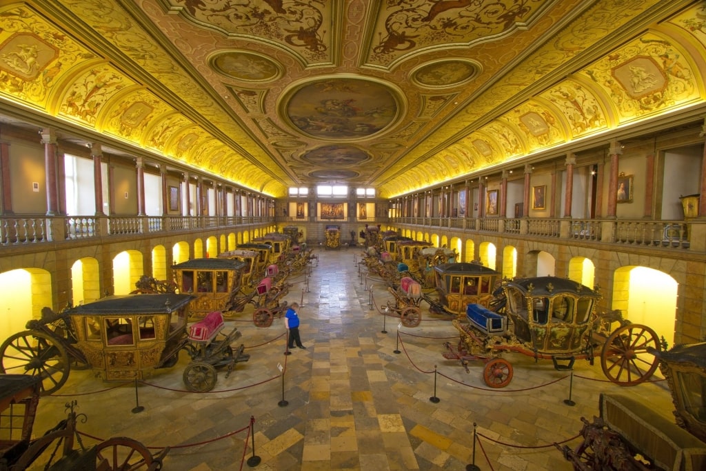 Inside view of Museu Nacional dos Coches