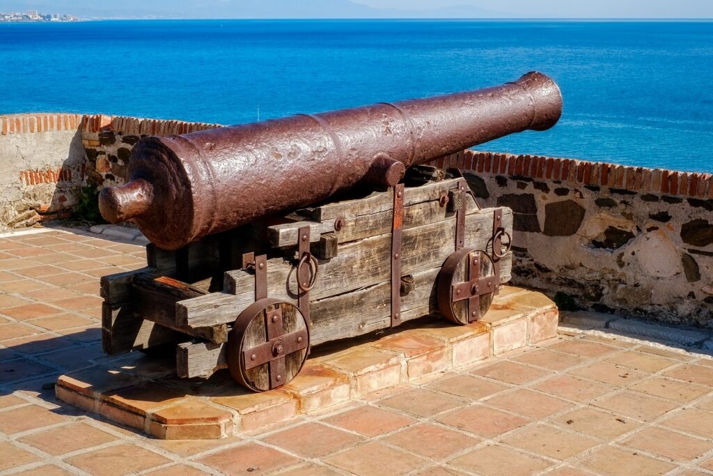Old cannon in Fort Charlotte
