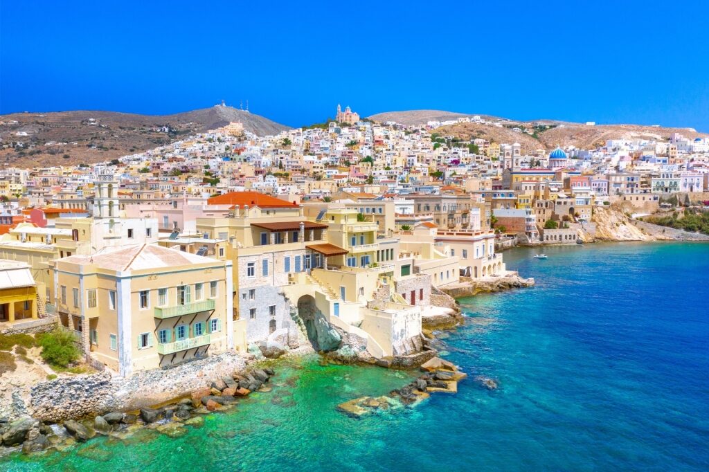 Quaint town of Ermoupoli, Syros