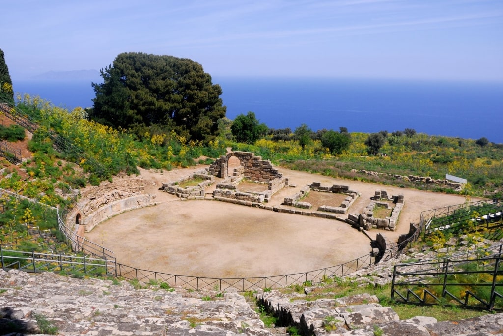 View of Greek Theatre in Tindari