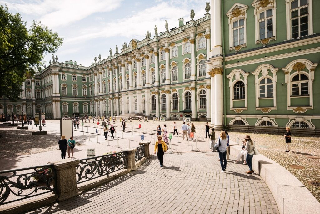 Street view along Hermitage Museum