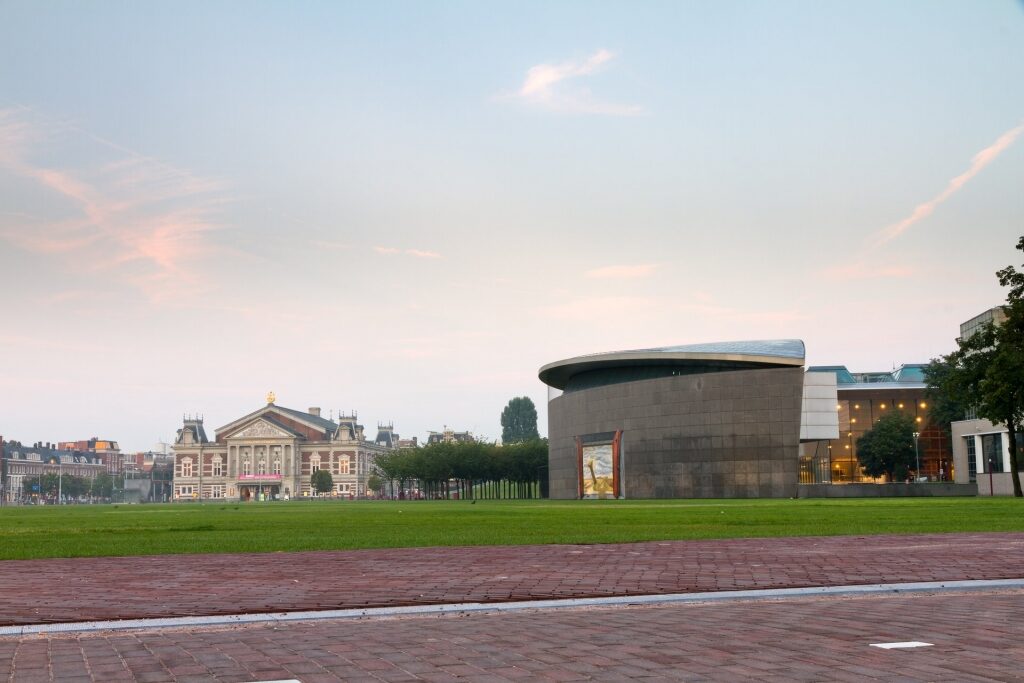Facade of world-famous Van Gogh Museum