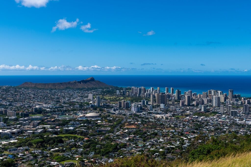 Cityscape of Oahu, Hawaii