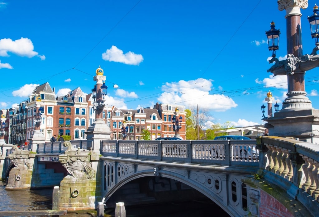 View of Rembrantplein with bridge