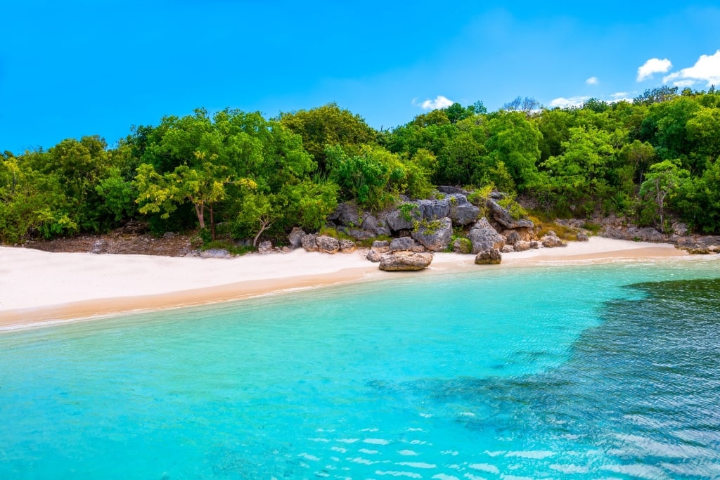 Beautiful turquoise water of Green Island