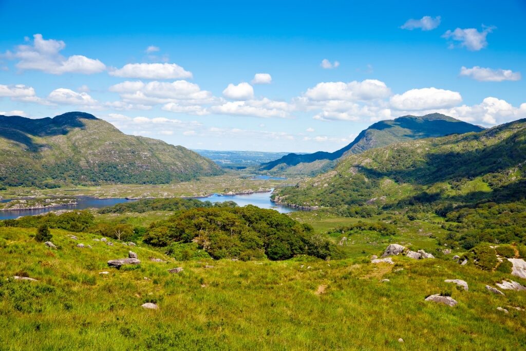 View of Killarney National Park from the mountain