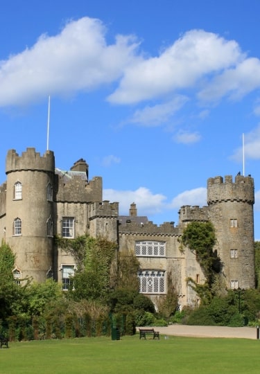 View of the old Malahide Castle
