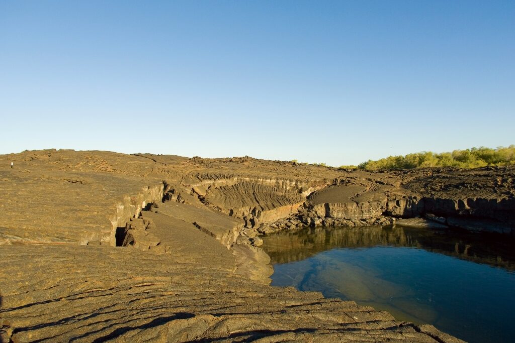 Natural pool in the Galapagos 