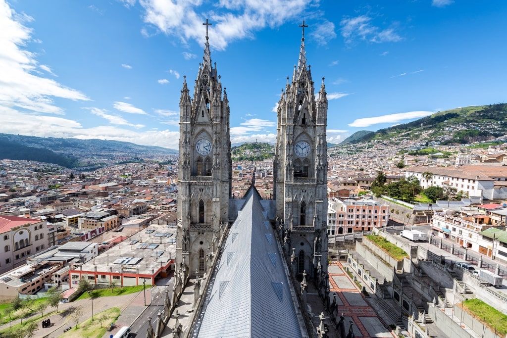 View of Quito, Ecuador