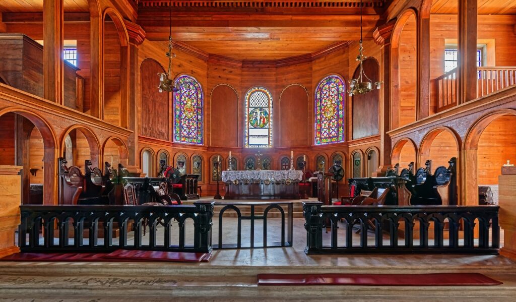 View inside St. John's Cathedral