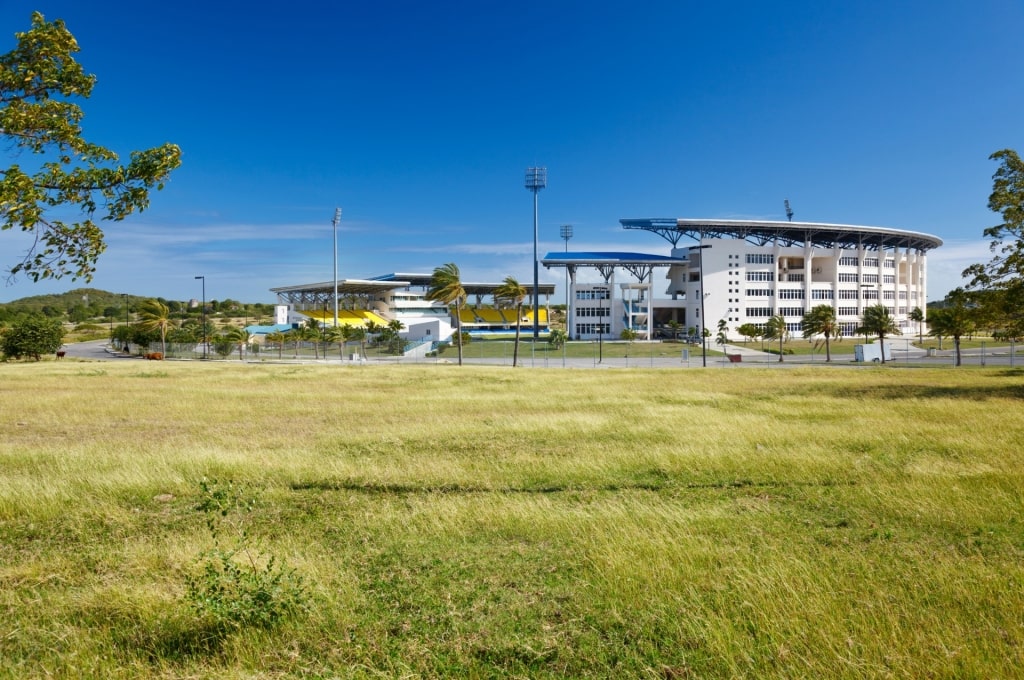 Exterior of Sir Vivian Richards Stadium