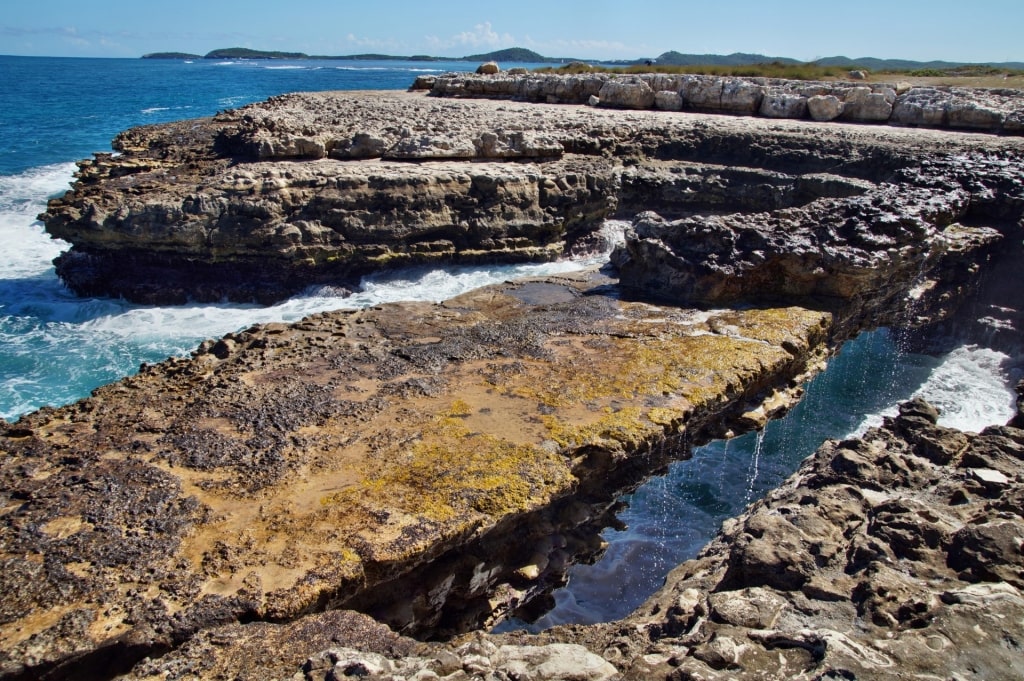 Rocky landscape of Devil's Bridge