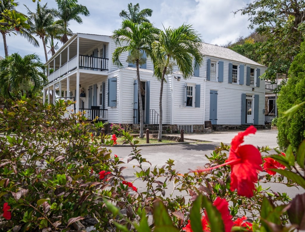 Old wooden house in Nelson's Dockyard