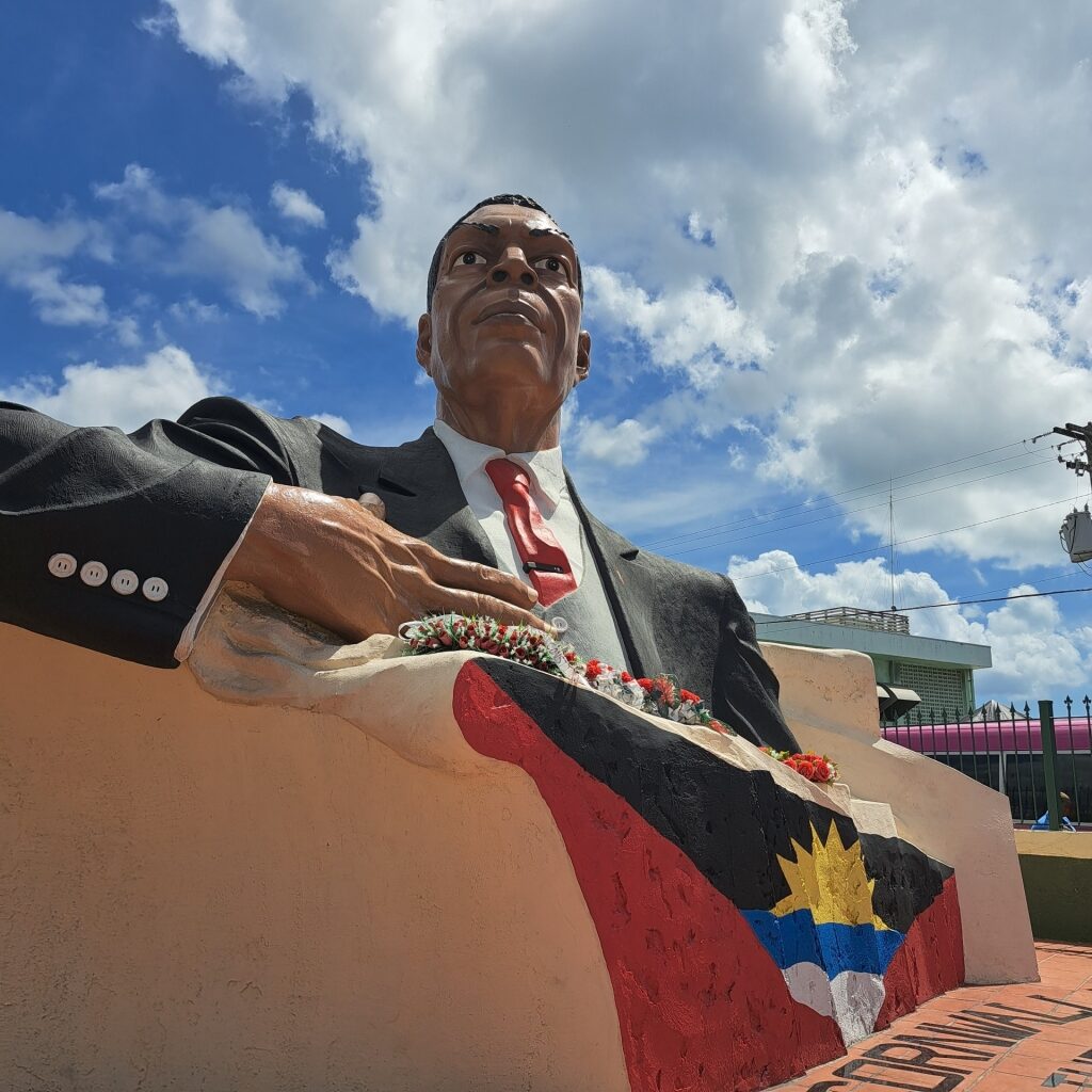 Statue of V.C. Bird in Antigua